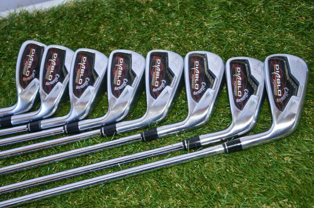 Callaway Diablo Forged 	3-P Iron Set 	Right Handed 	37"	Steel 	Stiff	New Dri Tac
