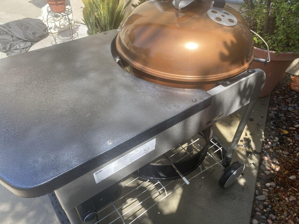 weber performer deluxe Charcoal Grill. Copper.