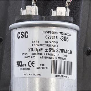 Motor, Century, 1.0hp, 115v/230v, 1-Spd, 56Cfr, C-Face, Thd, EE