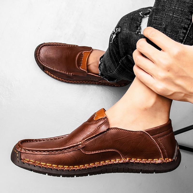 New Handmade Casual Genuine Leather Driving Shoes