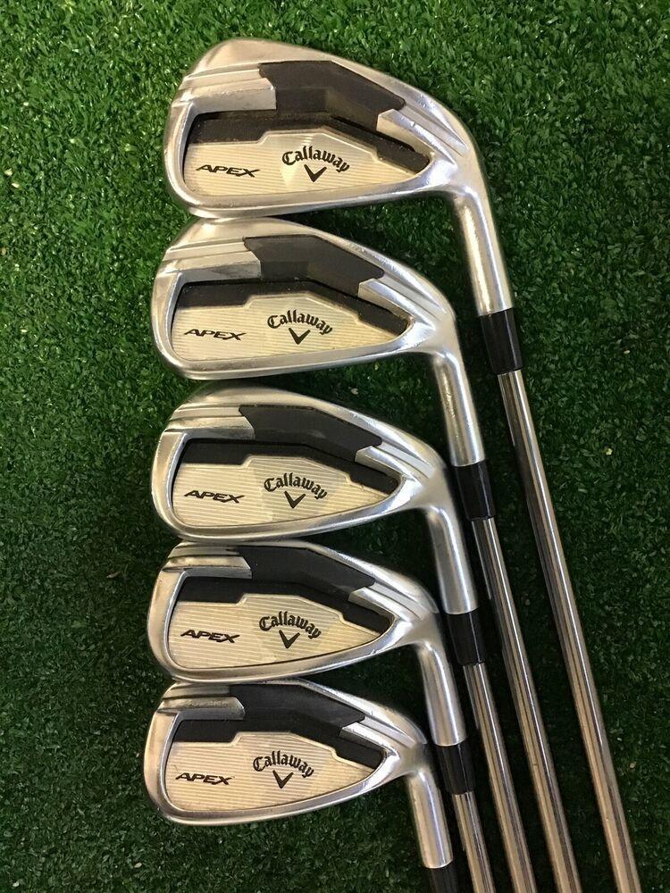 Callaway Apex Forged Iron Set 6-PW With Recoil F3 Regular Graphite Shafts