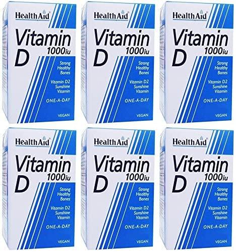 (6 Pack) - HealthAid - Vitamin D 1000iu | 120's | 6 Pack Bundle