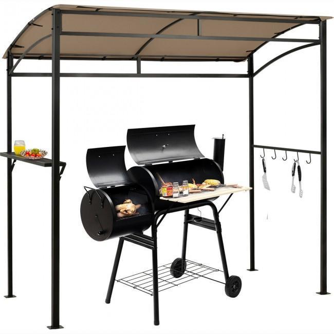 7 x 4.5 Feet Grill Gazebo Outdoor Patio Garden BBQ Canopy