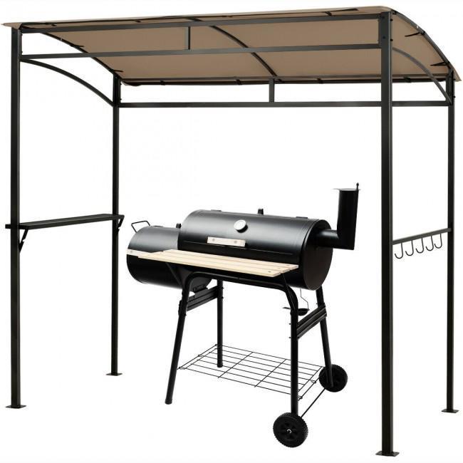 7 x 4.5 Feet Grill Gazebo Outdoor Patio Garden BBQ Canopy