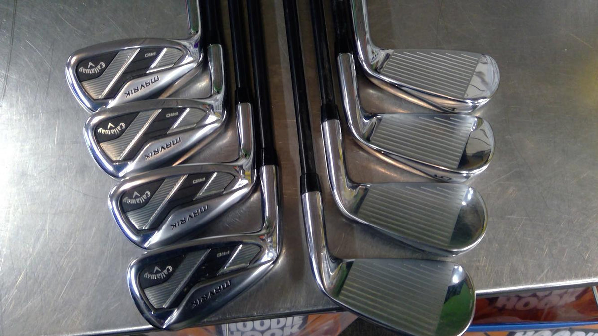 Used Callaway Left Hand MAVRIK Pro Iron Set S300 4-AW