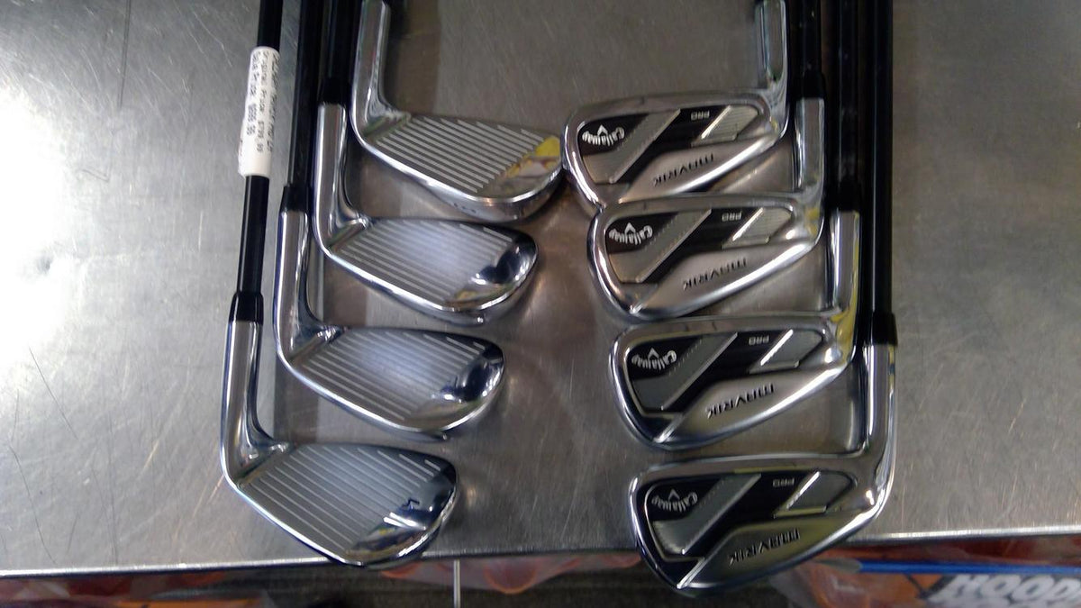 Used Callaway Left Hand MAVRIK Pro Iron Set S300 4-AW
