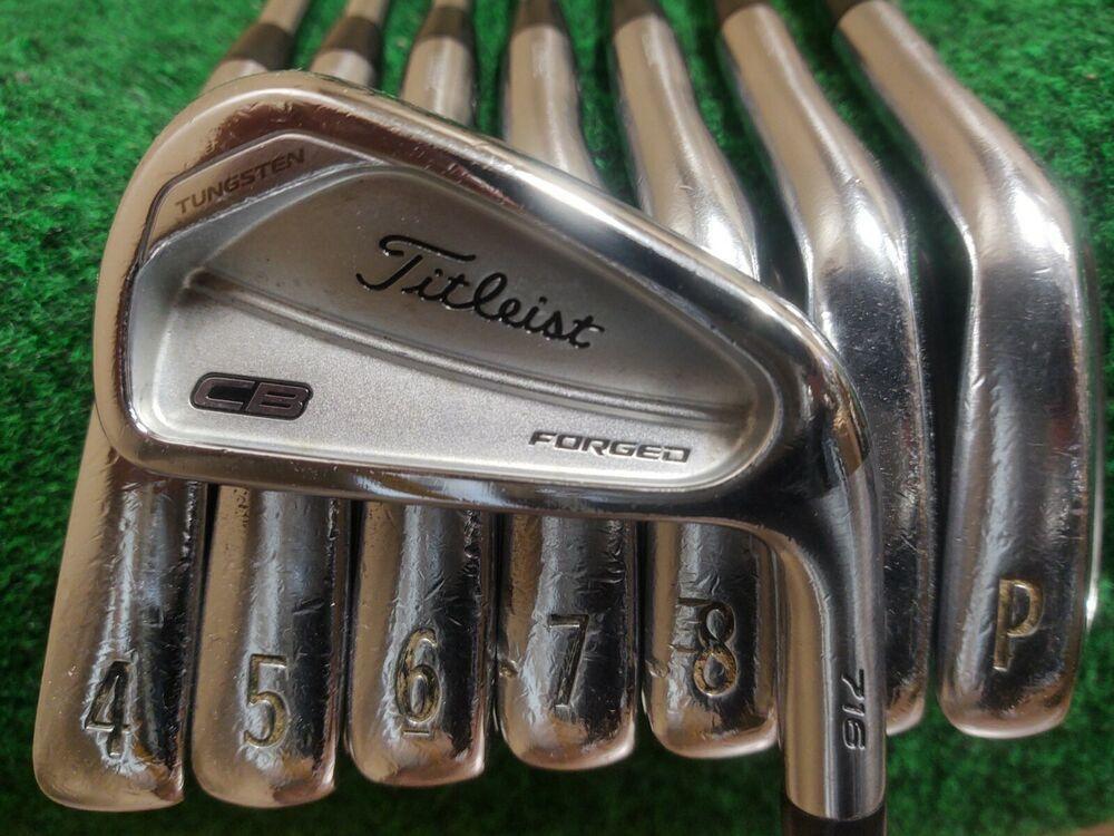 Titleist 716 CB Forged Tungsten Iron Set 3-PW X-100 Extra Stiff AMT Steel Shafts