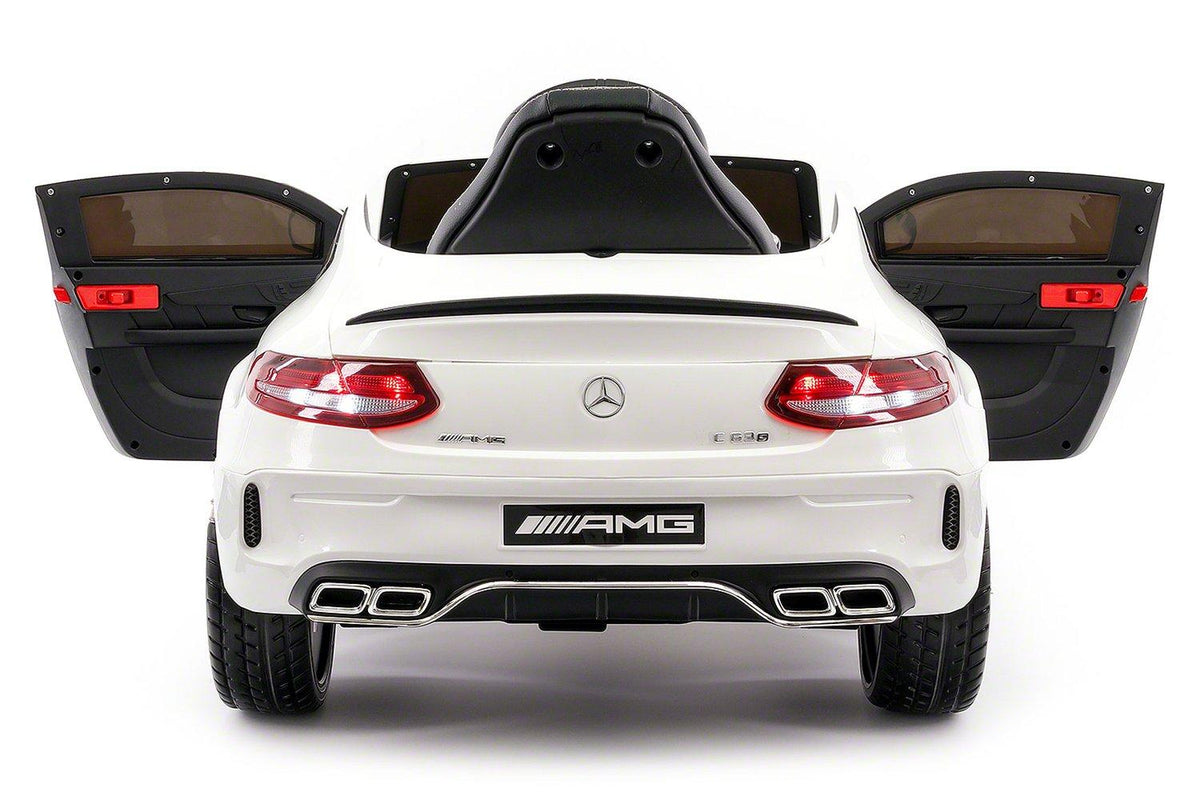 2023 Mercedes Benz Kids Ride On Car 12V Licensed Electric Cars Motorized Vehicles for Boys, Remote Control, Leather Seat, Music, Horn