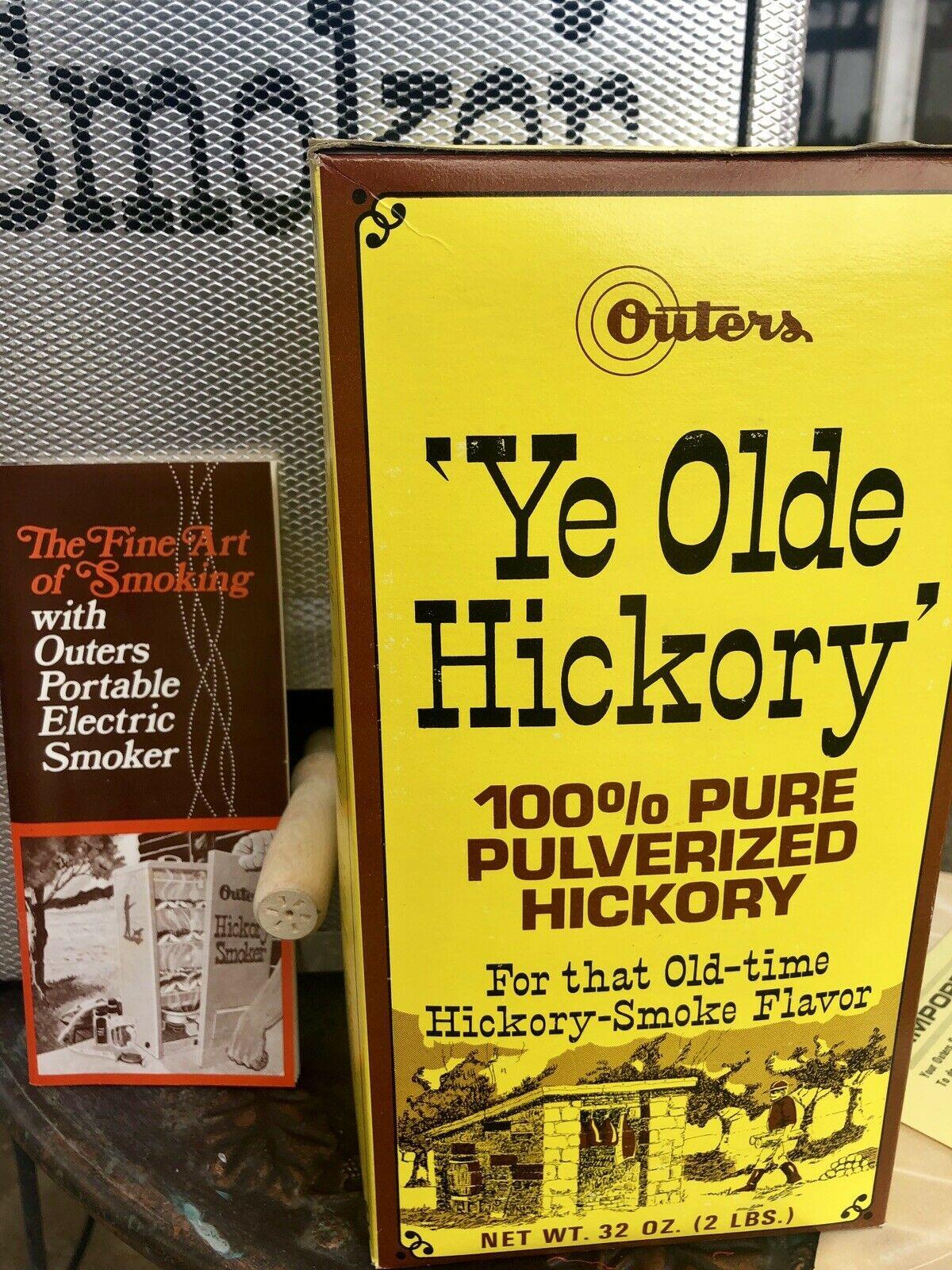 Vintage Outers Electric Hickory Smoker For Smoking And Curing Fowl, Meat & Fish