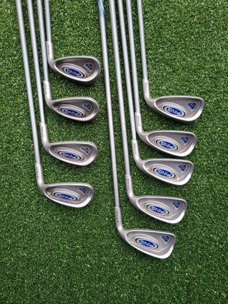 Ping G5 Black Dot 5-W+U+L+S Iron Set, RH, Ping TFC 100i Regular Graphite- Nice!