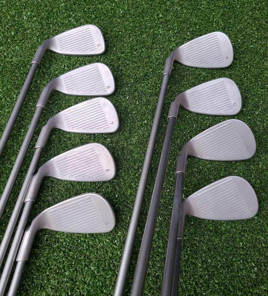 Ping G5 Black Dot 5-W+U+L+S Iron Set, RH, Ping TFC 100i Regular Graphite- Nice!