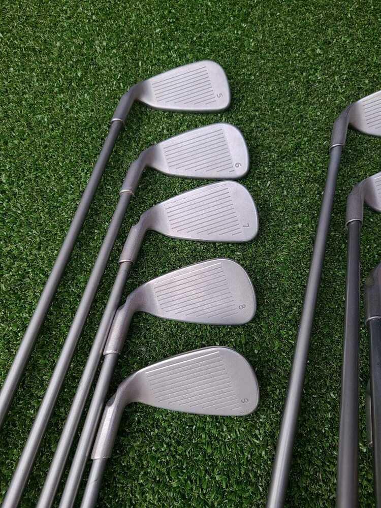 Ping G5 Black Dot 5-W+U+L+S Iron Set, RH, Ping TFC 100i Regular Graphite- Nice!