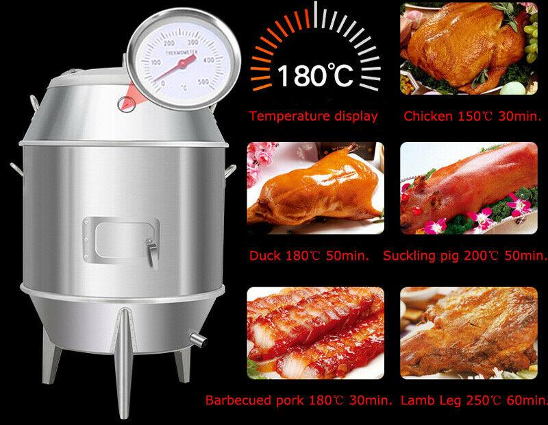 Commercial Stainless Steel Roast Duck Oven Kitchen Tools Cooking Thermometers