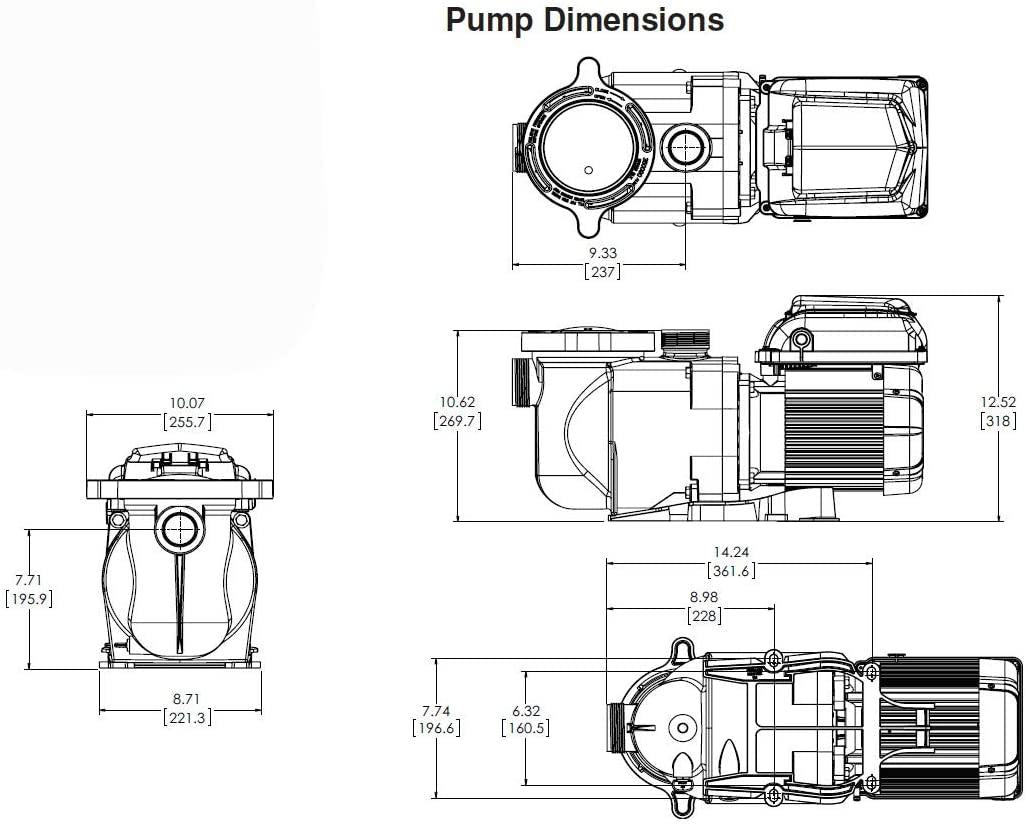 Pentair SuperFlo VS Variable Speed Pool Pump, 342001