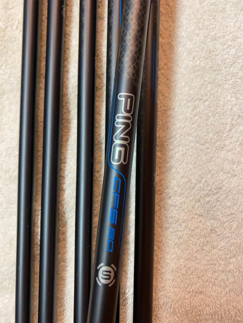 Used Right Handed iBlade Stiff Flex Graphite Shaft Iron Set