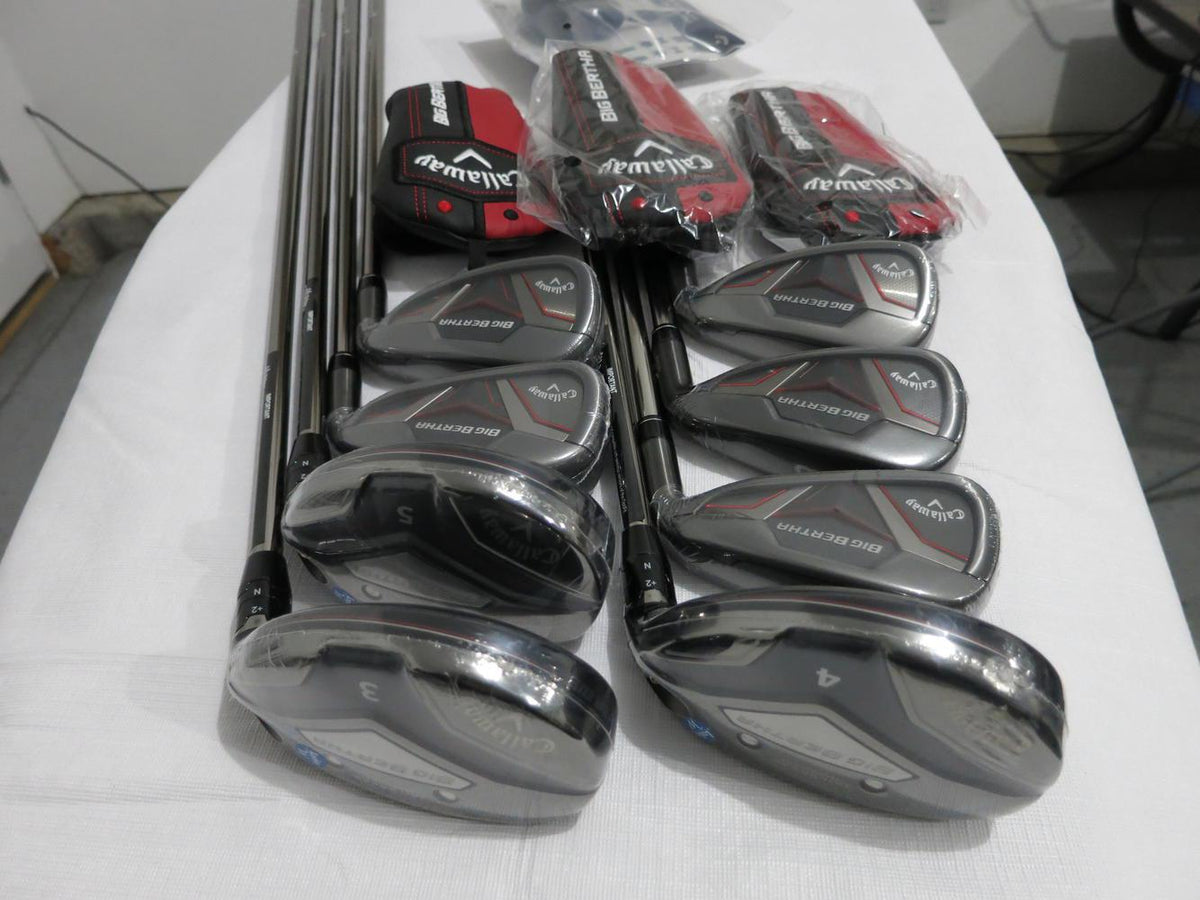 Callaway 2019 Big Bertha 19 Iron Set - 3H, 4H, 5H, 6-PW - Ladies Graphite - NEW