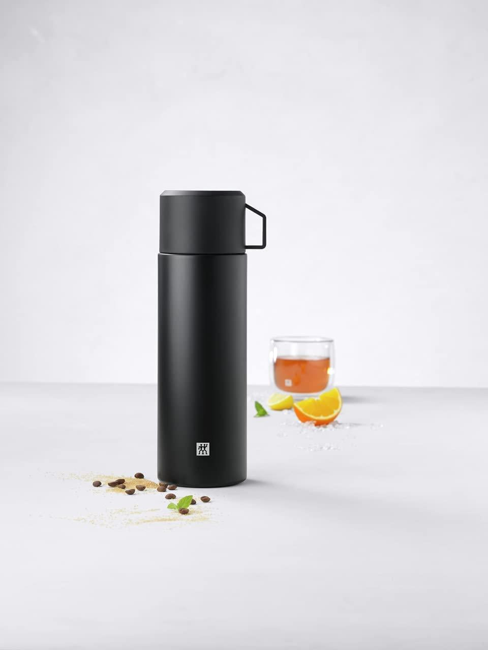 ZWILLING Thermo Beverage Bottle, 33.8 oz, Matte Black