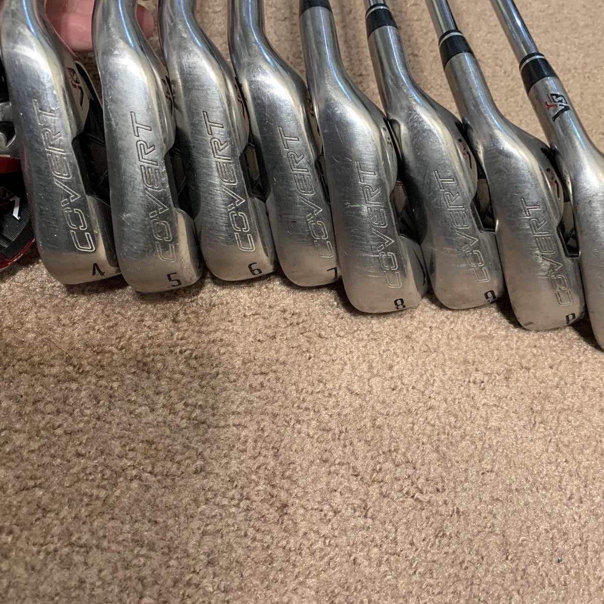 Men's Right Handed Vrs Stiff Flex Steel Shaft Iron Set
