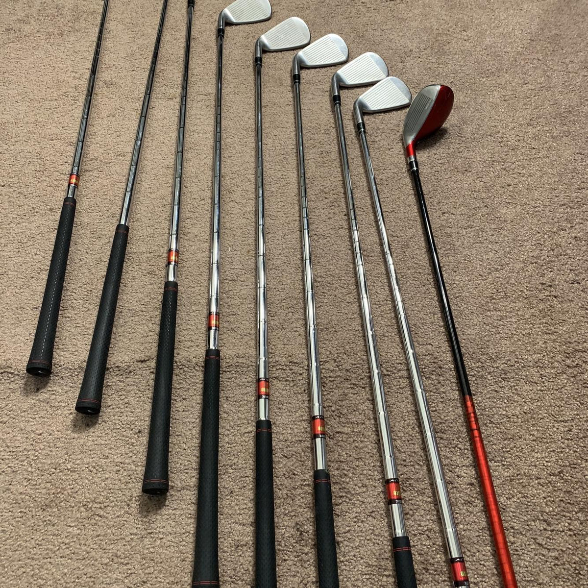 Men's Right Handed Vrs Stiff Flex Steel Shaft Iron Set