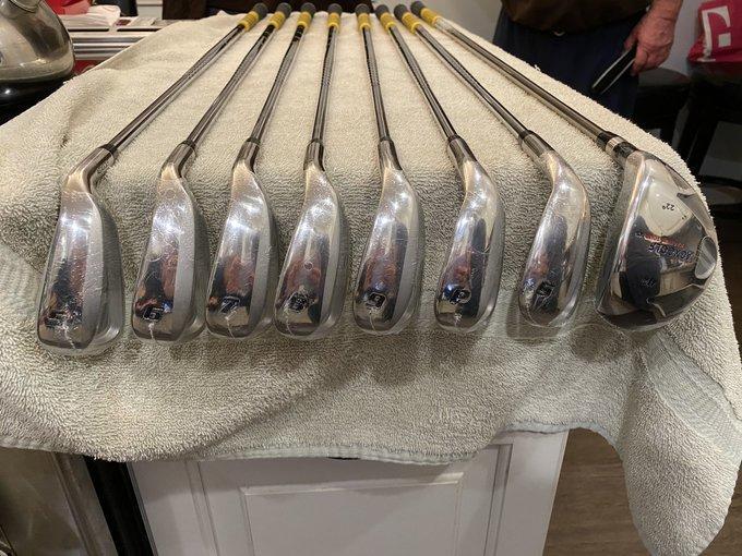New Men's Right Handed AGX Magnum XS Iron Set Regular Flex Steel Shaft