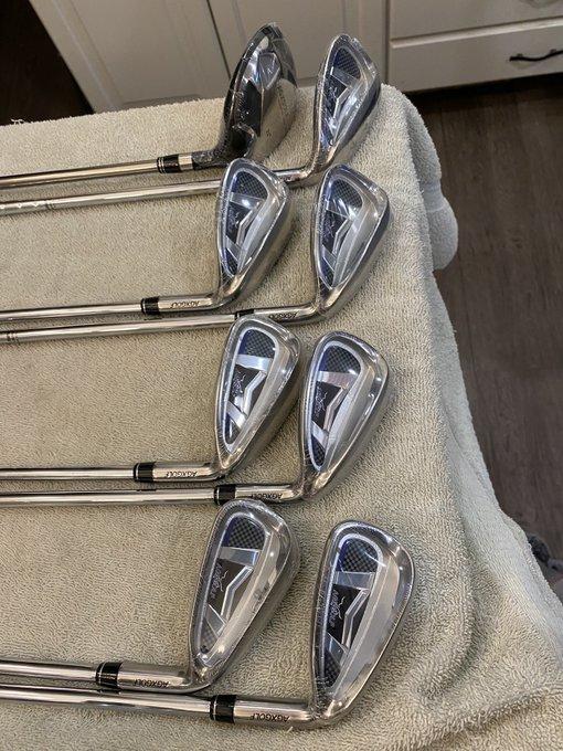 New Men's Right Handed AGX Magnum XS Iron Set Regular Flex Steel Shaft