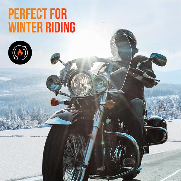 Motorcycle Snowmobile Heated Gloves