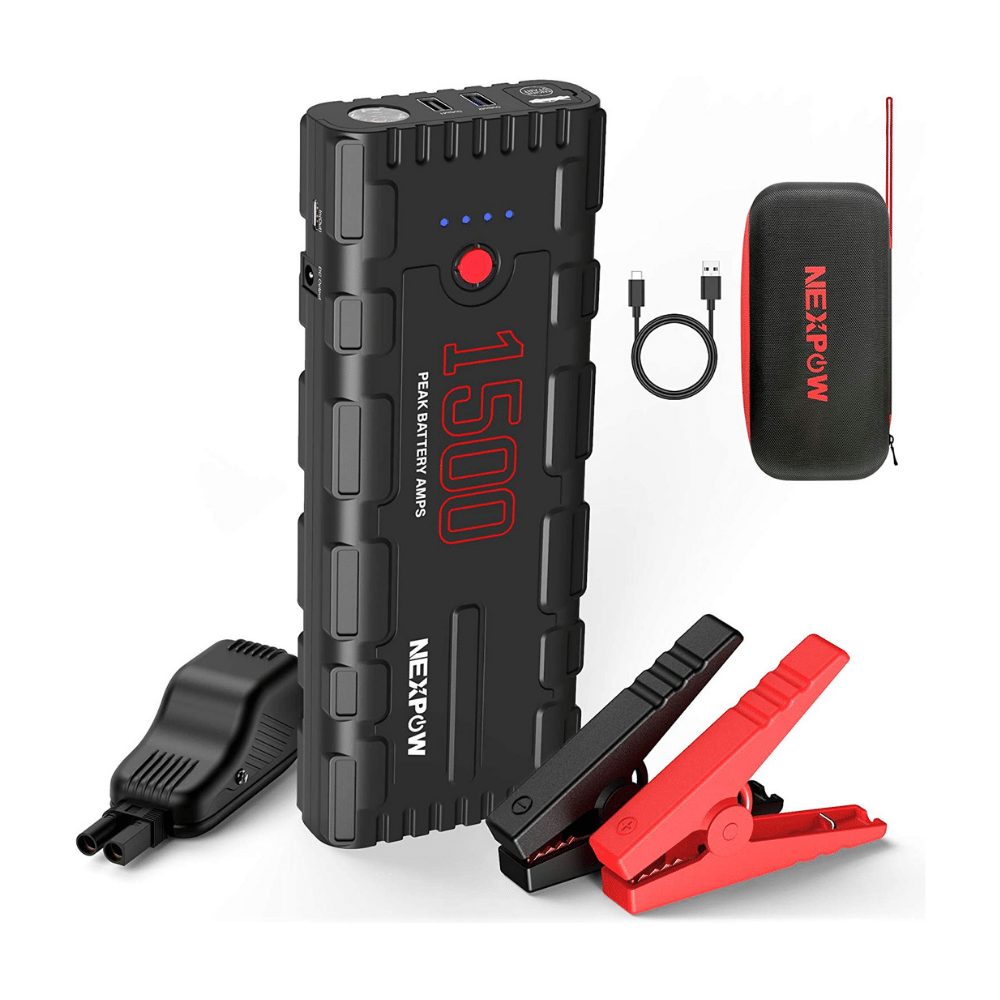 NEX POW 1500A Peak 21800mAh 12V Portable Car Jump Starter