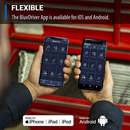BlueDriver Bluetooth Pro OBDII Scan Tool for iPhone &amp; Android