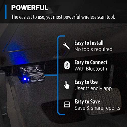 BlueDriver Bluetooth Pro OBDII Scan Tool for iPhone &amp; Android