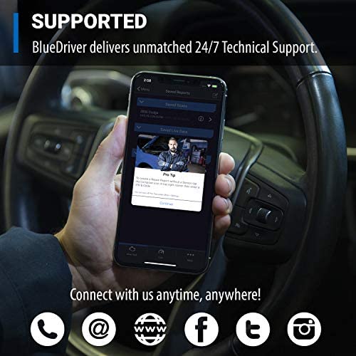 BlueDriver Bluetooth Pro OBDII Scan Tool for iPhone &amp; Android