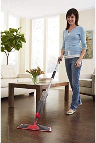 Rubbermaid Reveal Spray Microfiber Floor Mop Cleaning Kit,Spray Mop with Reusable Washable Pads