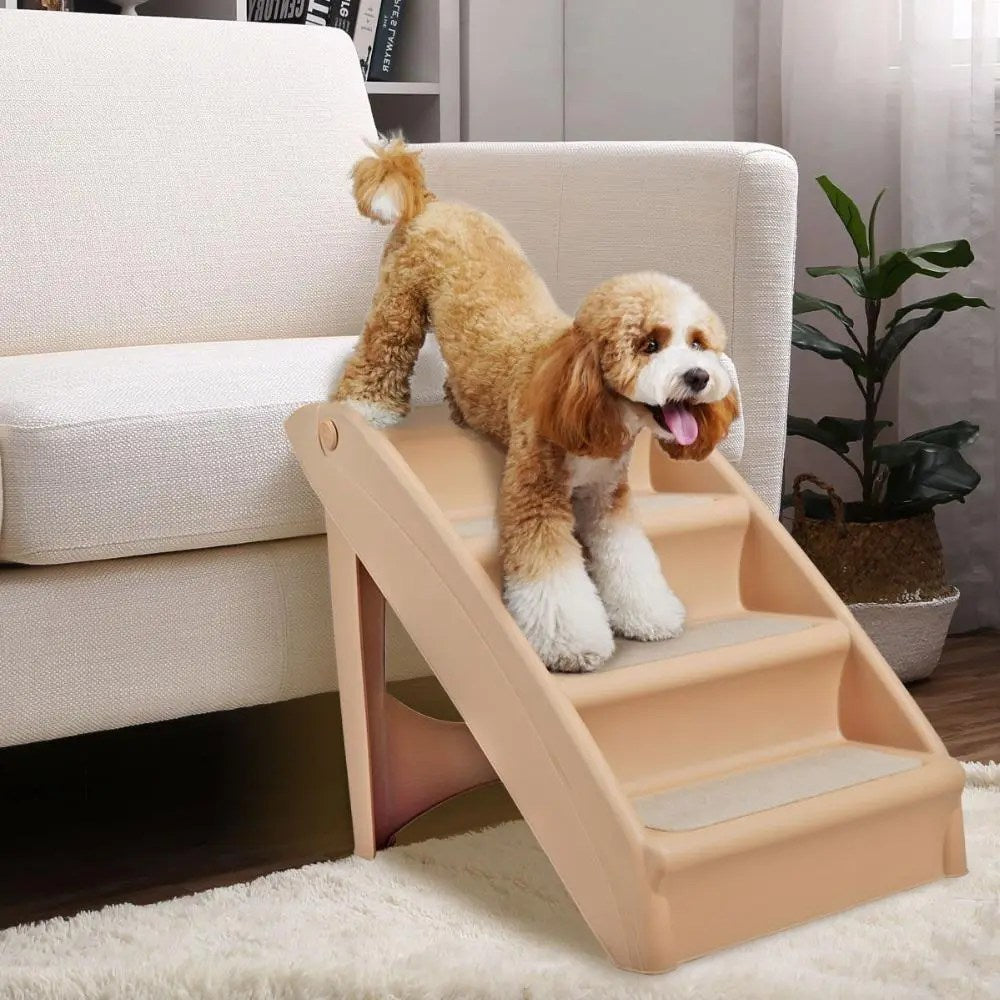 Heavy Duty Foldable Pet Stair Steps Ramp