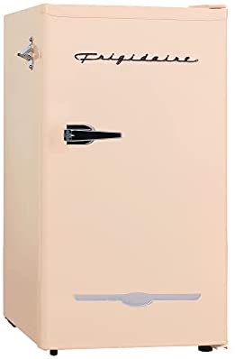 Frigidaire EFR376-BLUE 3.2 Cu Ft Blue Retro Bar Fridge with Side Bottle Opener