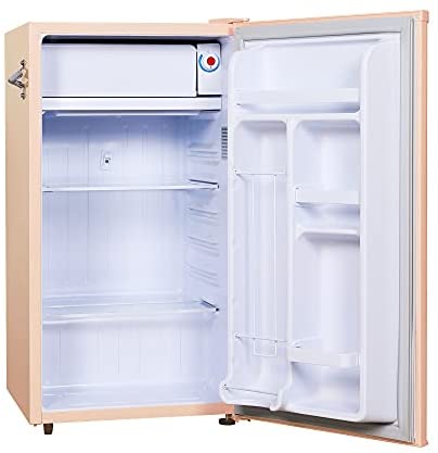 Frigidaire EFR376-BLUE 3.2 Cu Ft Blue Retro Bar Fridge with Side Bottle Opener