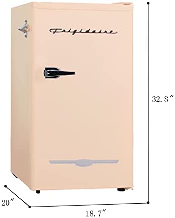 Frigidaire EFR376-BLUE 3.2 Cu Ft Blue Retro Bar Fridge with Side Bottle Opener
