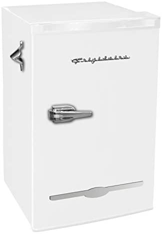 Frigidaire EFR376-BLUE 3.2 Cu Ft Blue Retro Bar Fridge with Side Bottle Opener