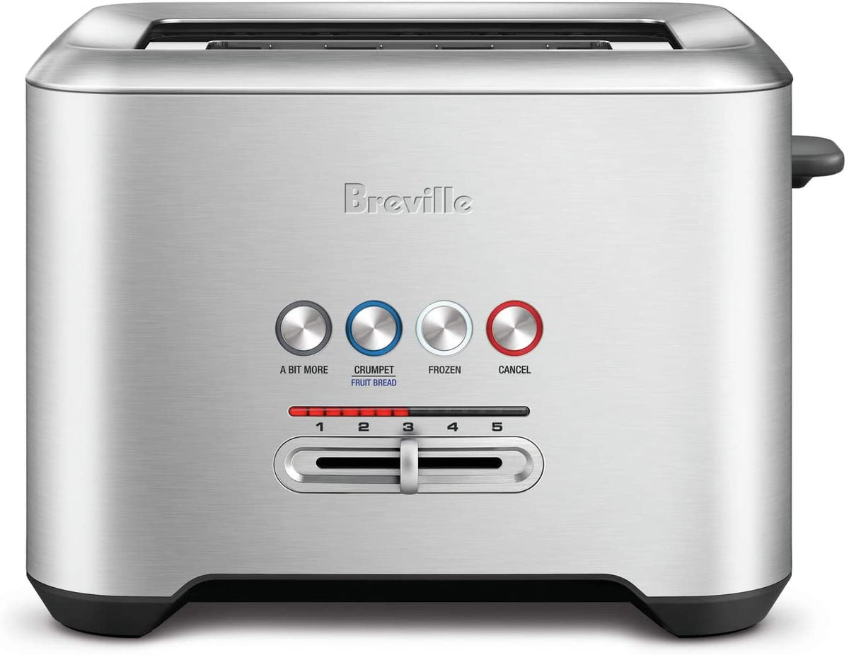 Breville Bit More 4-Slice Toaster, Brushed Stainless Steel