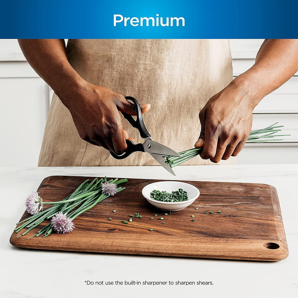 Ninja K32021 Foodi NeverDull 17 Piece Premium Knife System Block Set with Built-in Sharpener, Stainless Steel/Black