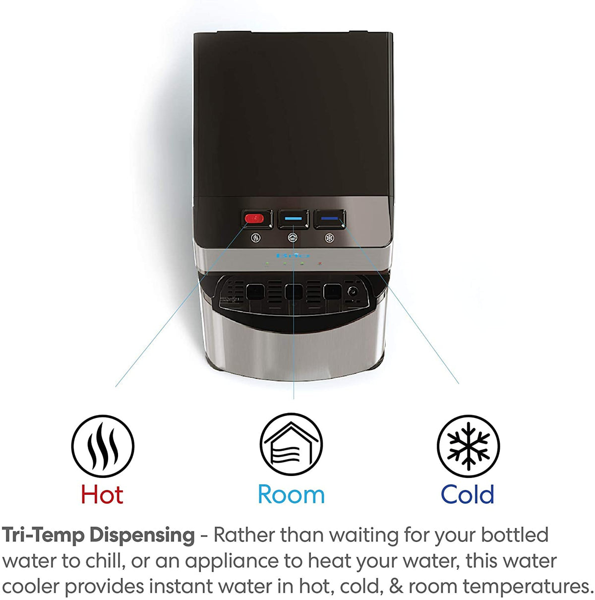Brio Self Cleaning Bottom Loading Water Cooler Water Dispenser- 3 Temperature Settings