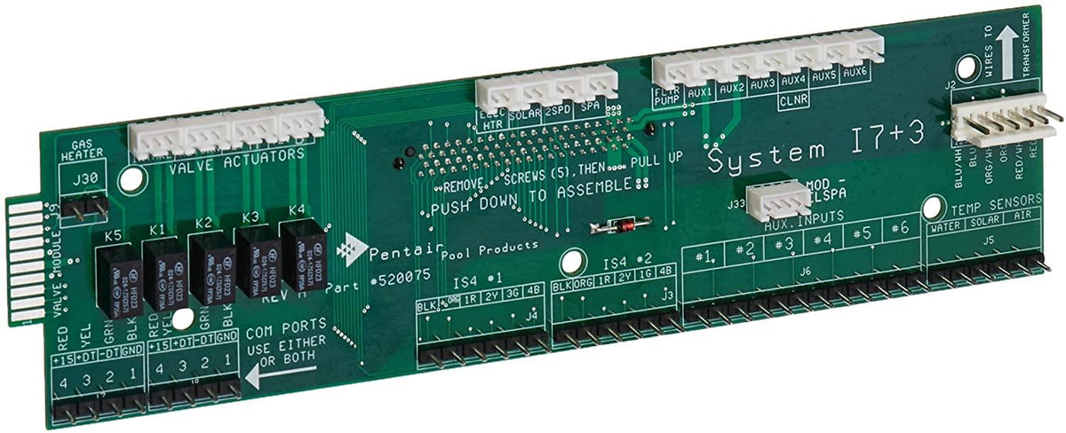 Pentair 520266 i7+3 Personality Circuit Board Replacement IntelliTouch Pool and Spa Automatic Control Systems