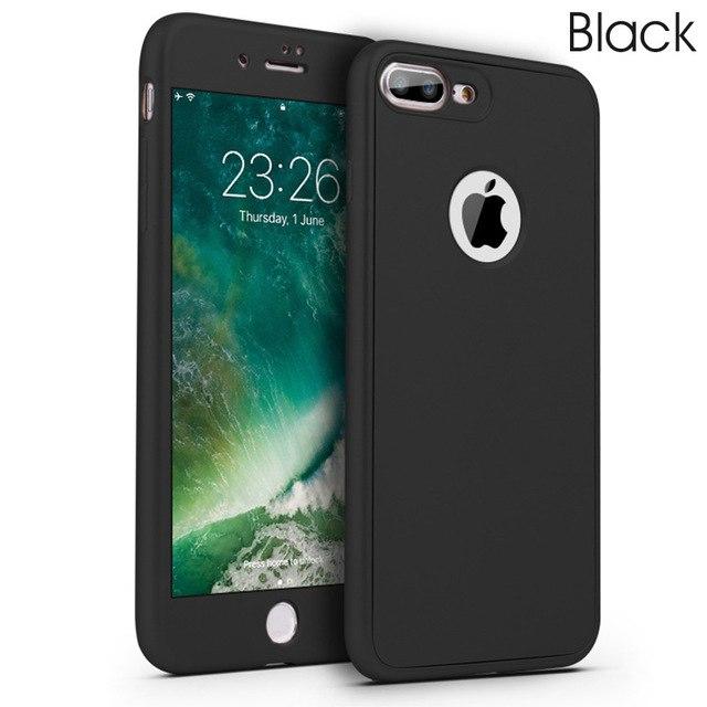 Phone Case  - Luxury Soft TPU Silicone 360 Full Cover Cases For iPhone