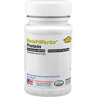 WaterWorks Protein 0-5 g/L Range 50-Pack Test Strips - INCL. 12 PK
