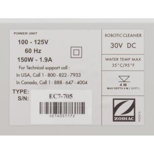 Control Unit, Zodiac 9300xi
