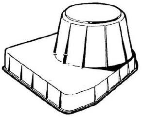 Hayward D.E.CX1263 Platform Base Replacement for Hayward Perflex Series Extended Cycle Basic Filter