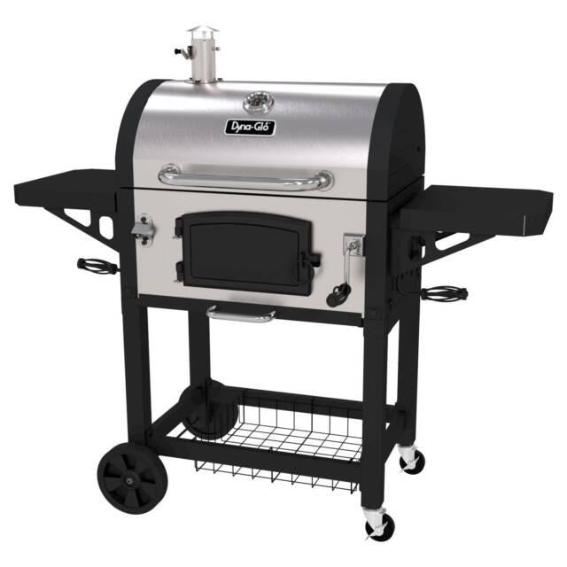 Dyna-Glo Charcoal Grill Heavy Duty Removable Ash Catcher Stainless Steel