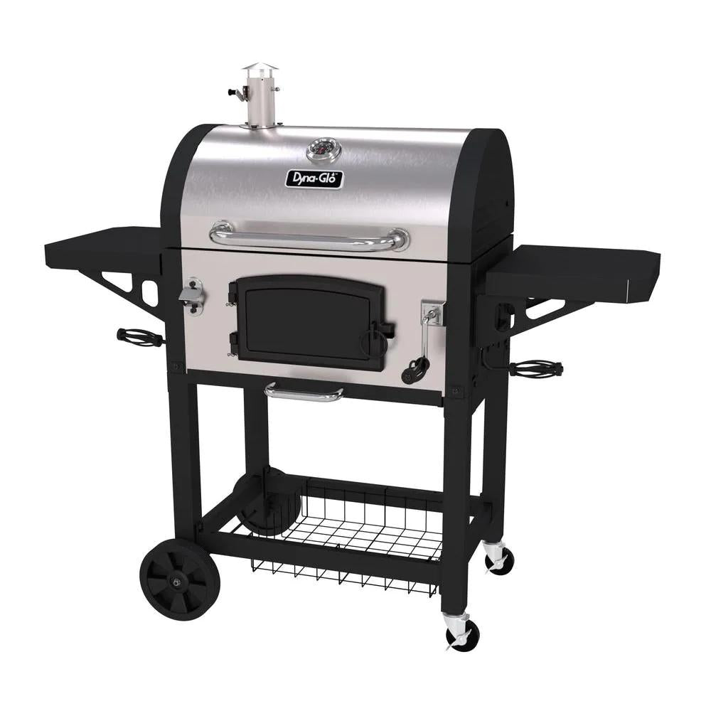 Dyna-Glo Charcoal Grill Heavy Duty Removable Ash Catcher Stainless Steel