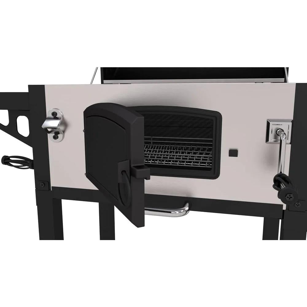 Dyna-Glo Charcoal Grill Heavy Duty Removable Ash Catcher Stainless Steel