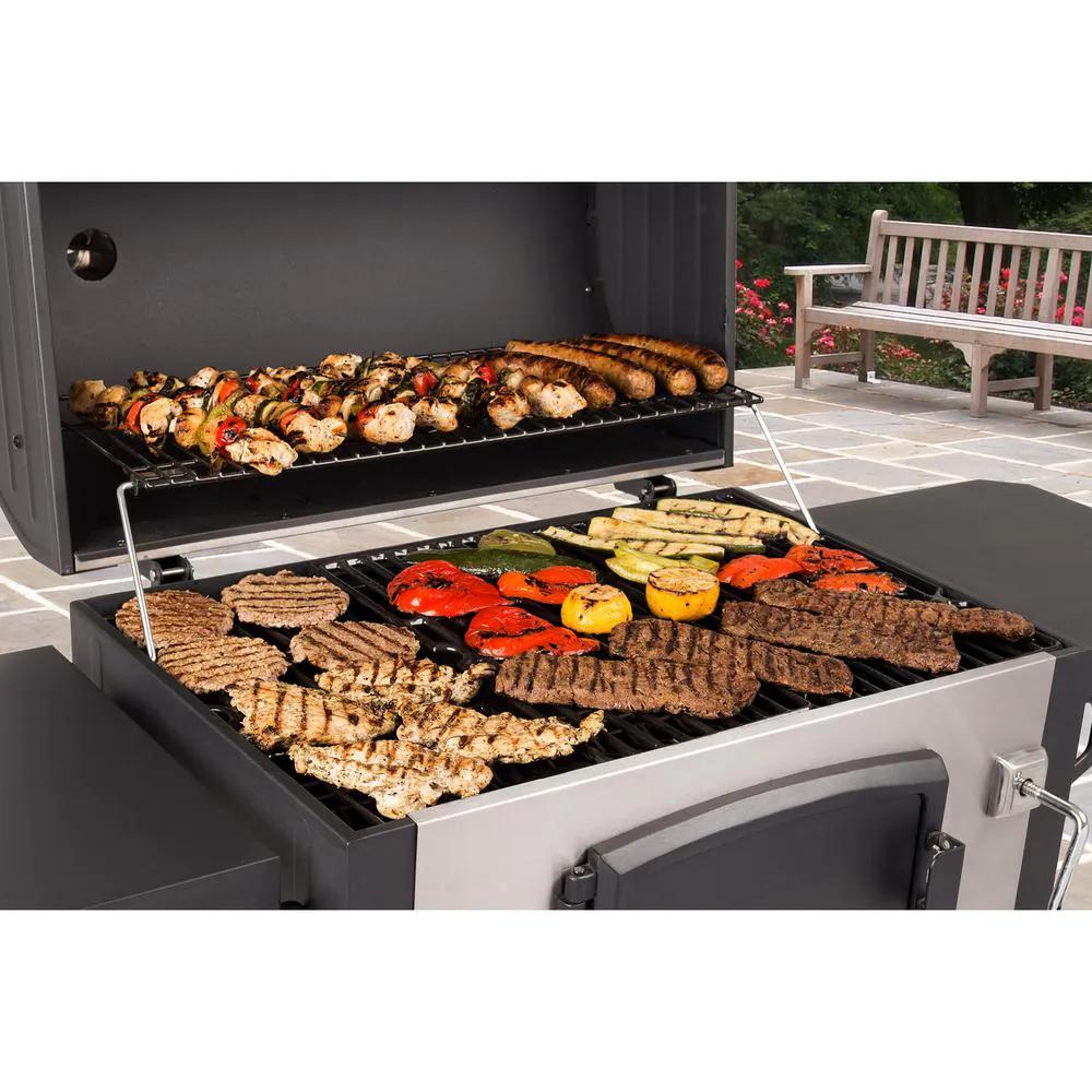 Dyna-Glo Charcoal Grill Heavy Duty Removable Ash Catcher Stainless Steel