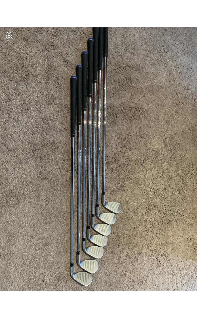 Men's Left Hand XR Regular Flex Steel Shaft Iron Set