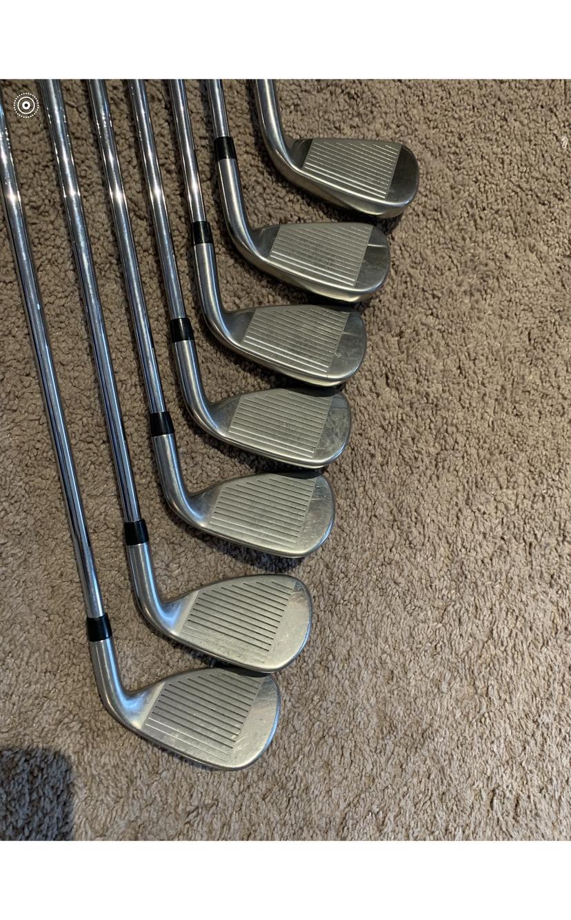 Men's Left Hand XR Regular Flex Steel Shaft Iron Set
